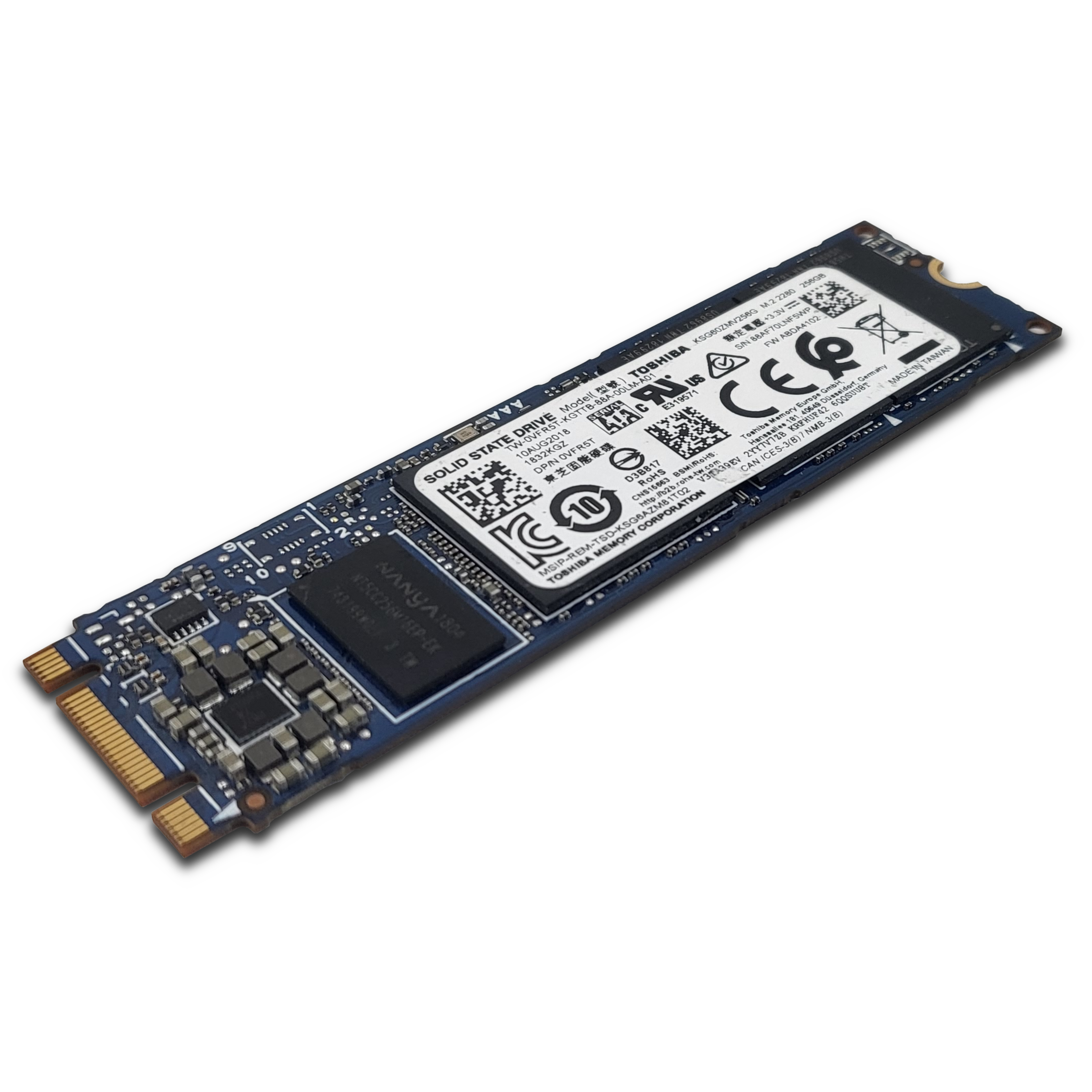 Toshiba 256GB M.2 SATA SSD KSG60ZMV256G - r3Loop